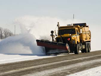Industrial Snow Plowing